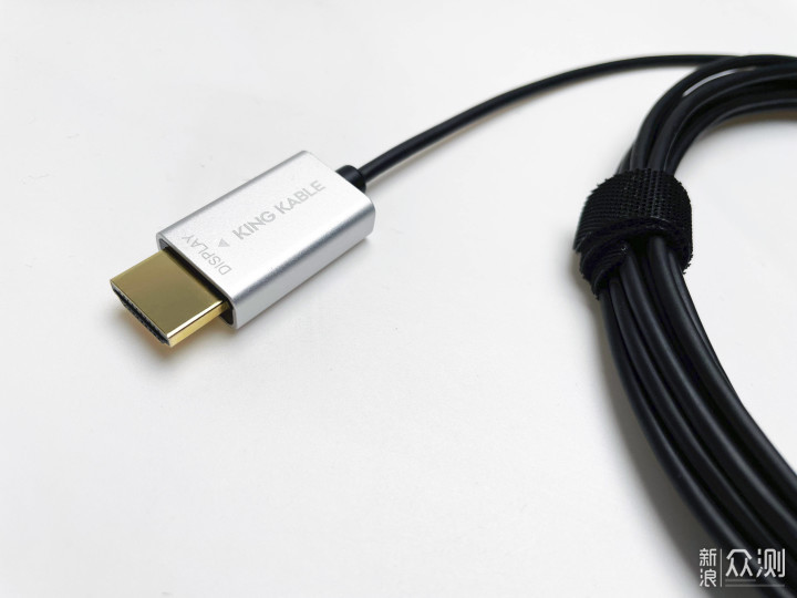 细如发丝！KingKable超细光纤HDMI2.1线初体验 _新浪众测