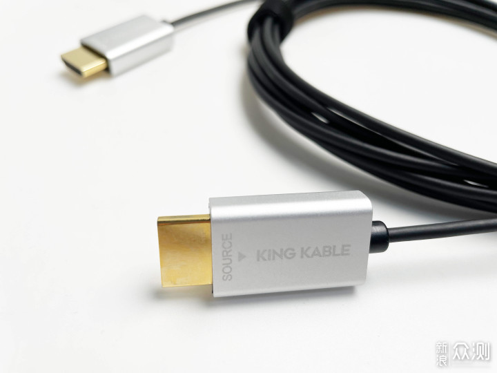 细如发丝！KingKable超细光纤HDMI2.1线初体验 _新浪众测