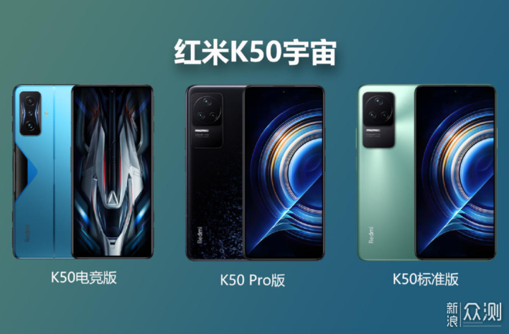 Redmi K50Pro、K50、K40s、K50电竞版详细对比_新浪众测