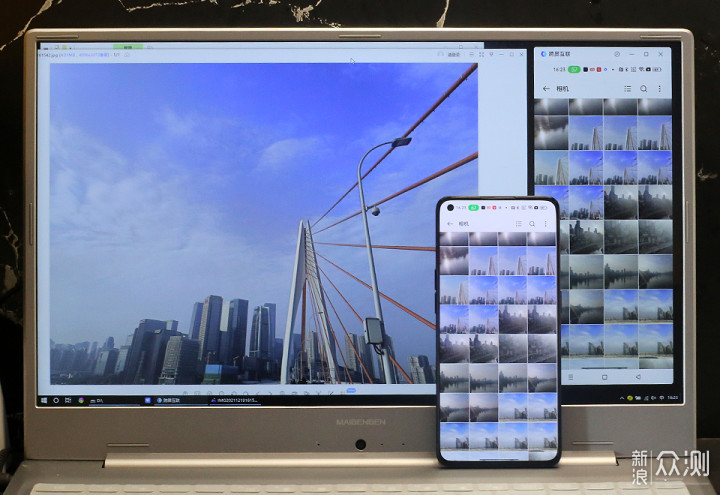 手机与电脑无缝连接，OPPO Reno7 Pro跨屏互联_新浪众测