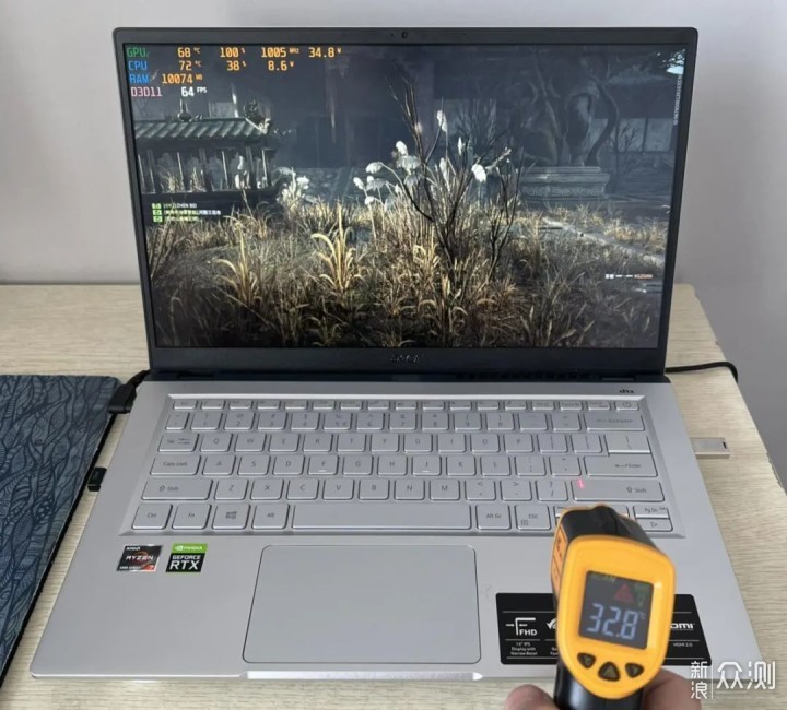 轻薄游戏本｜Acer 5800U 3050显卡 真实体验_新浪众测