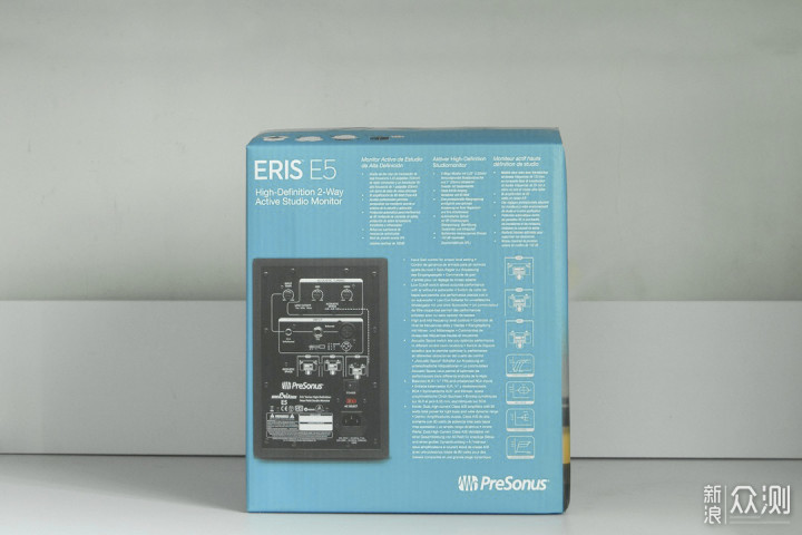 PreSonus Eris E5 有源双功放监听音箱简测_新浪众测
