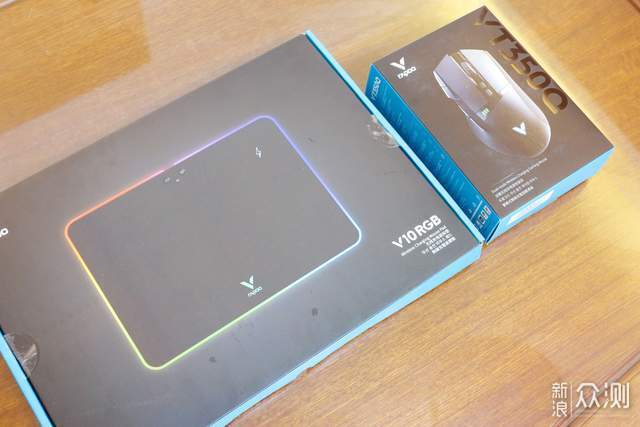 雷柏V10RGB鼠标垫VT350Q鼠标组合让你激情畅玩_新浪众测