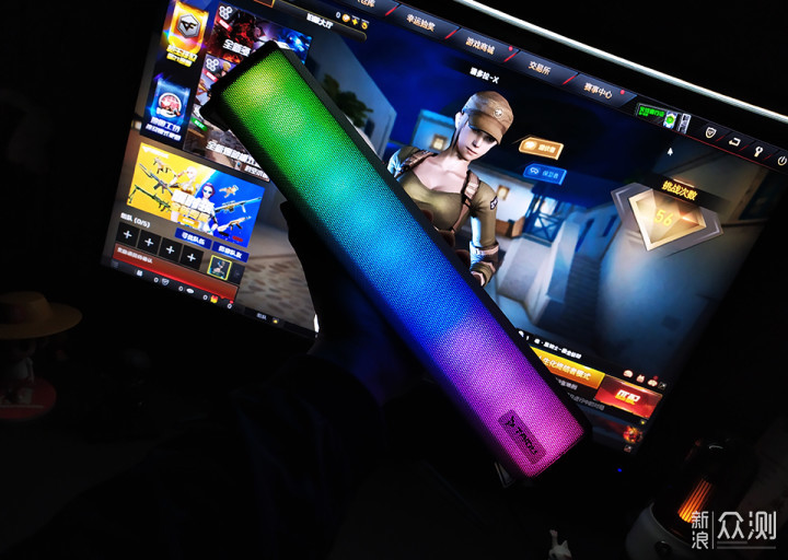 百元桌面小钢炮,自带光污染,得劲!_新浪众测