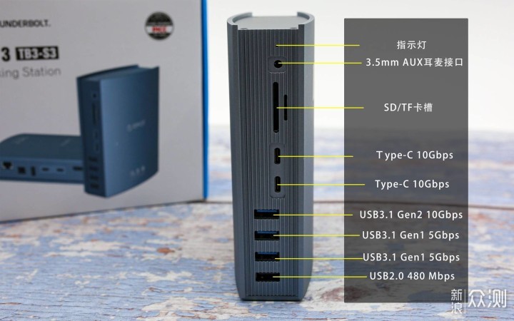 ORICO奥睿科(TB3-S3)15合1雷电3扩展坞测评_新浪众测