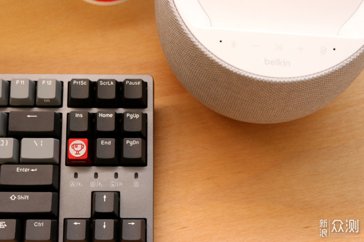 杜伽K320W三模机械键盘樱桃静音红轴款，好用_新浪众测