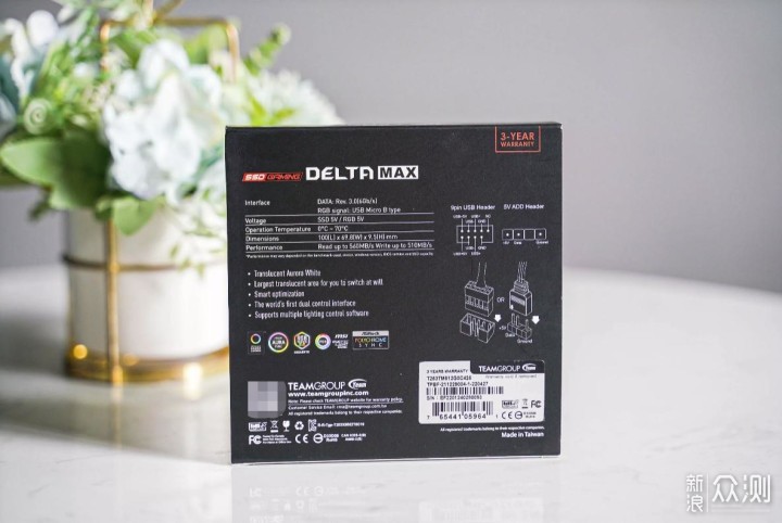 买SSD送RGB，十铨DELTA MAX雪境评测_新浪众测