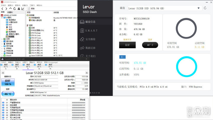 雷克沙NM760 PCIe 4.0固态硬盘：温控表现优秀_新浪众测