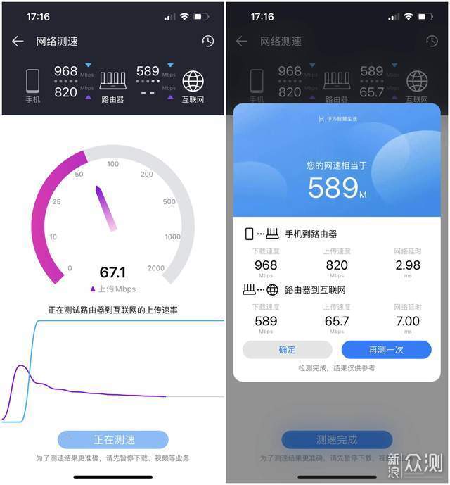 WiFi7功能提前体验，华为AX6路由器评测_新浪众测