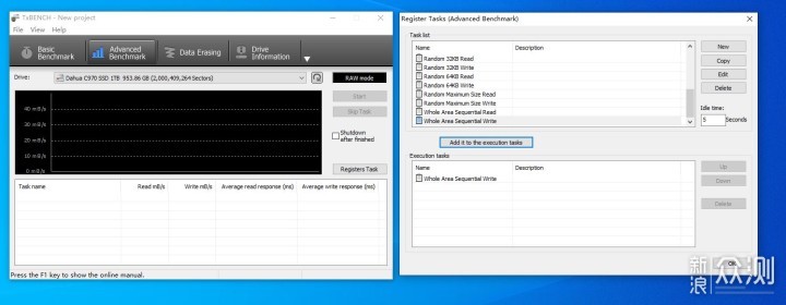 PCIE4.0+2000TBW，大华C970 1TB固态硬盘试玩_新浪众测