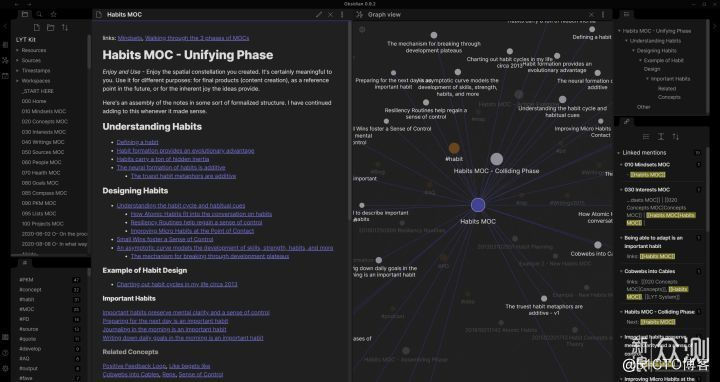 双链笔记软件评测:Roam Research. Obsidian. _新浪众测