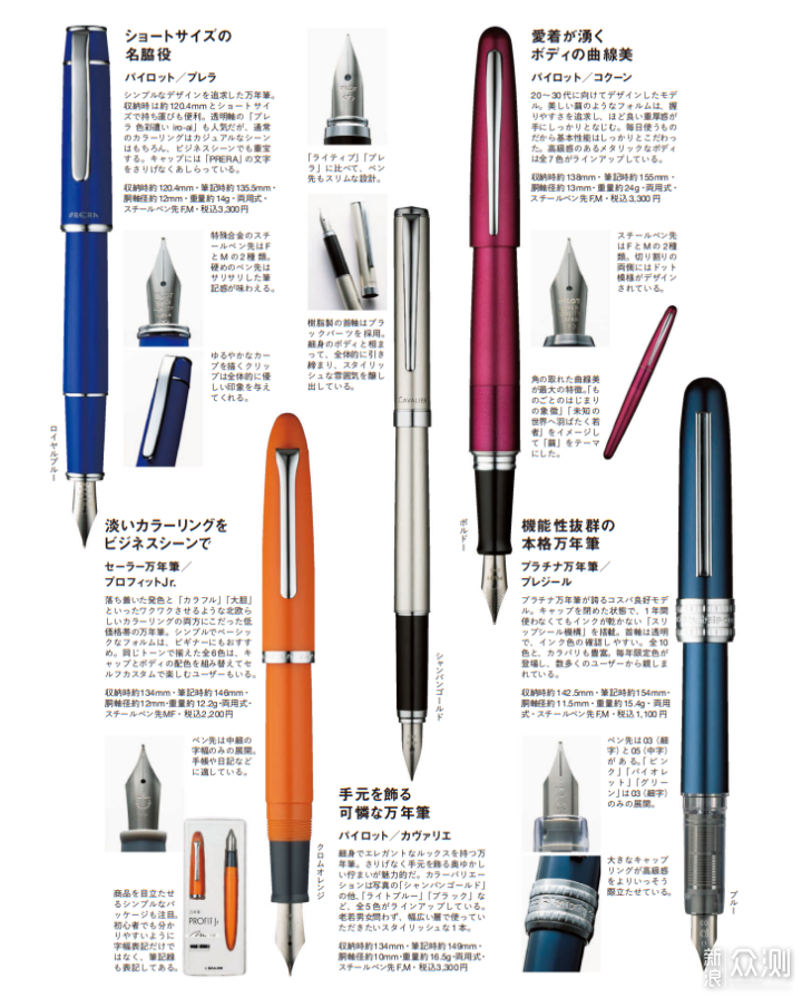 2022年日本流行的本土大众钢笔，从五十到几百_新浪众测