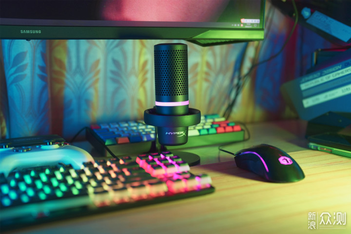 拾音准确饱满、拉满电竞味-极度未知声韵麦克_新浪众测