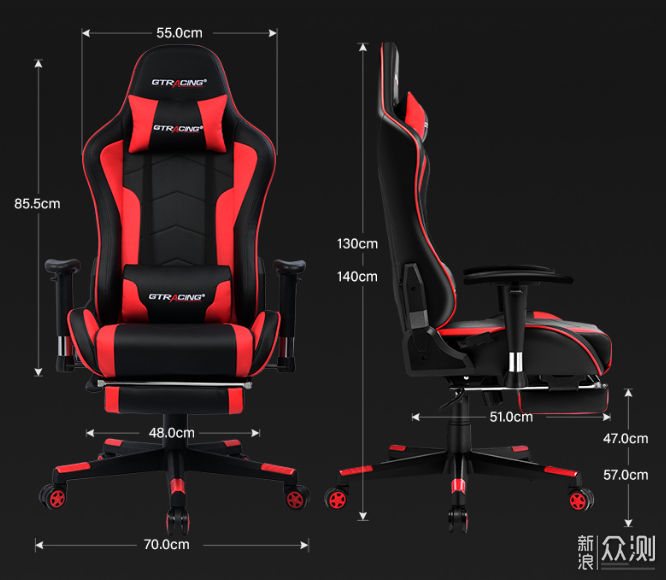 我把赛车座椅搬回家—GTRACING人体工学电竞椅_新浪众测