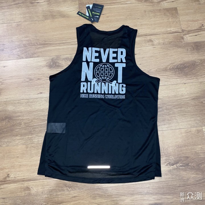 Never Not Running！Nike Miler 跑步背心_新浪众测