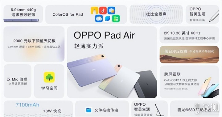 OPPO Pad Air紫霞版开箱：轻潮至美 灵动倾心_新浪众测