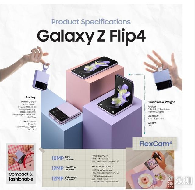 三星Galaxy Flip4发布，尝鲜价8499元起！_新浪众测