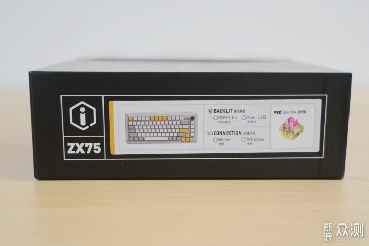 صدا خفه کن دستگیره-IQUNIX ZX75 Gravity Wave سه حالته کیبورد مکانیکی تجربه_اخبار فناوری اطلاعات چین