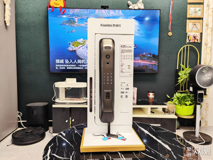 七种开门方式，凯迪仕K20 Pro Max智能锁测评_新浪众测