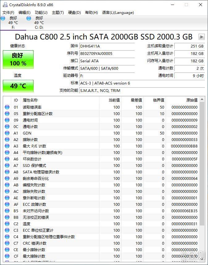 大华C800A 2TB SSD，告别硬盘空间不足_新浪众测