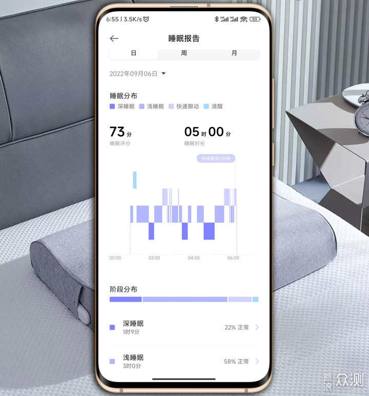 米家智能枕初体验，支持睡眠分析+智能联动_新浪众测