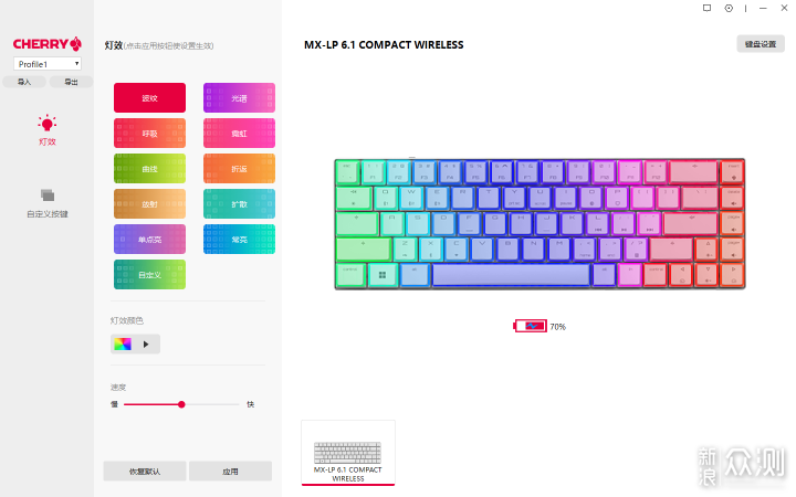 矮轴加持，键盘如此便携——CHERRY MX-LP 6.1_新浪众测