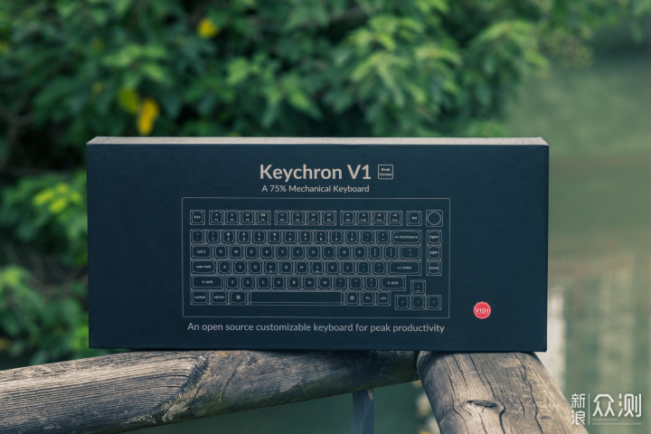 年轻人的第一把75%键盘，Keychron V1机械键盘_原创评测_新浪众测