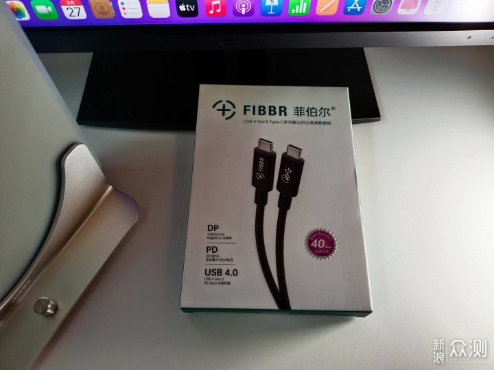 FIBBR菲伯尔USB4 Gen3全功能数据线好而不贵_新浪众测