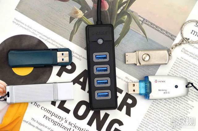 四口同读即插即用，奥睿科USB 3.0口袋集线器_新浪众测