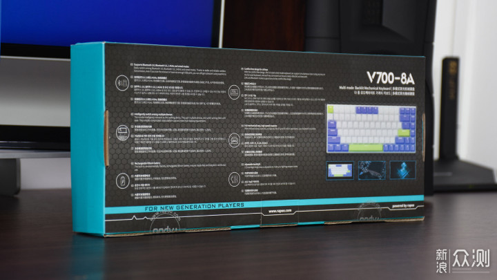 雷柏V700-8A机械键盘：颜值在线，性能强劲_新浪众测