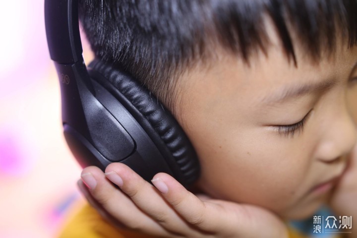 孩子也要听音乐，百元级头戴式耳机，QCY H2_新浪众测