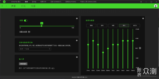 音质、氛围感拉满：雷蛇利维坦巨兽V2 X音箱_新浪众测