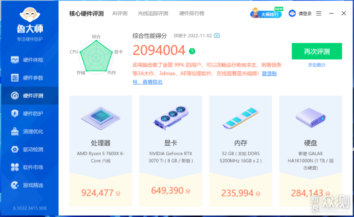 AMD锐龙R5-7600X装机配置怎么选？借你抄作业_新浪众测