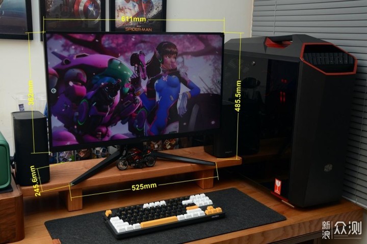 2K分辨率、155Hz，科睿27E1QS电竞显示器开箱_新浪众测