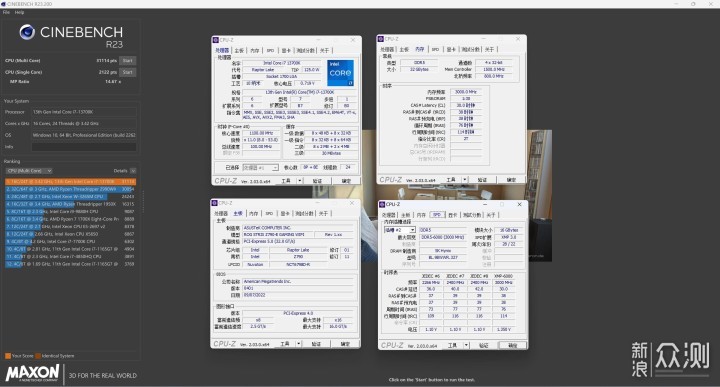 i7 13700K + ROG Z790-E + 4090 天启 测试 _新浪众测