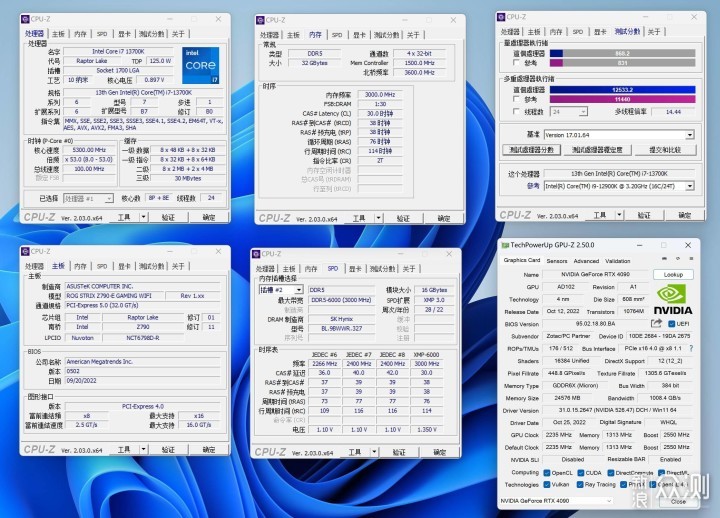 i7 13700K + ROG Z790-E + 4090 天启 测试 _新浪众测