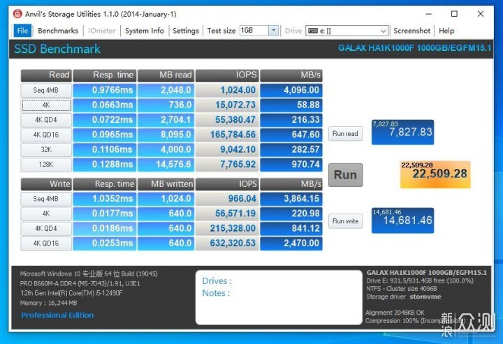 影驰HOF PRO30 1TB固态硬盘开箱试玩_新浪众测