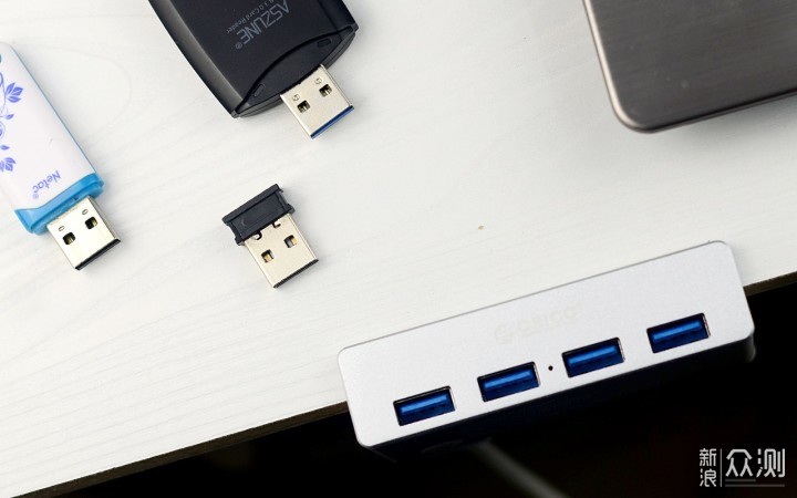 USB接口扩展神器：奥睿科卡扣式usb3.0分线器_新浪众测