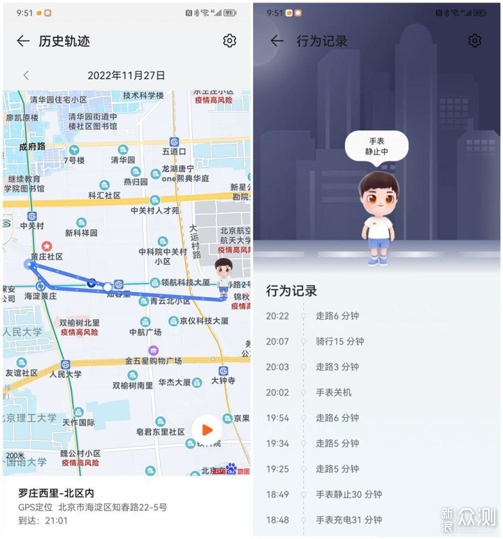 离线定位+双屏翻转：华为儿童手表5X系列_新浪众测