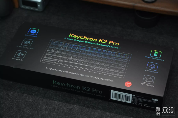 也许是办公键盘的最佳形态:Keychron K2 Pro_新浪众测