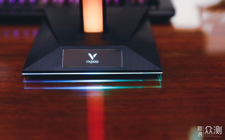 雷柏VH800双模无线RGB游戏耳机让游戏更有氛围_新浪众测