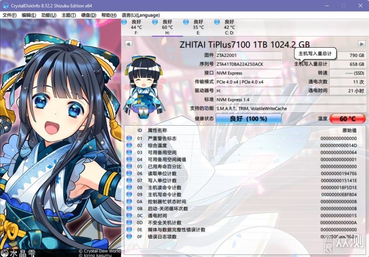 DRAMless 也可以很强！致态TiPlus7100 SSD_新浪众测