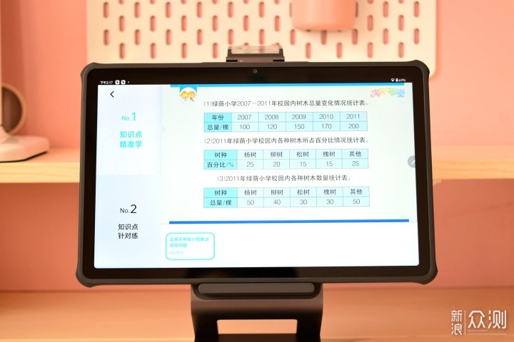 创新AI精准学，让孩子学习更高效扎实的学习机_新浪众测