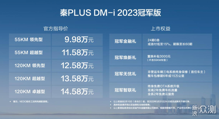 秦PLUS DM-i 2023冠军版向合资燃油车发起总攻_新浪众测