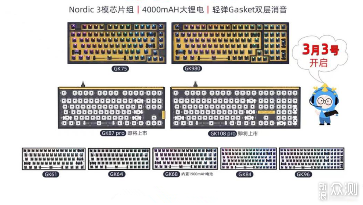 想要入坑客制化吗？来试试这款小呆虫GK75吧_新浪众测