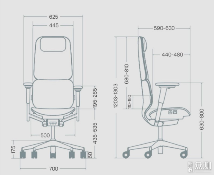 小巧不占地方——ZUOWE座为灵感Fit人体工学椅_新浪众测