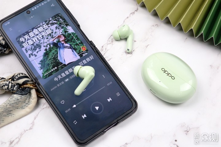 竹纤维振膜 超纯净音色——OPPO Enco Free3_新浪众测