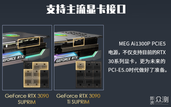 40系最佳拍档！微星Ai1300P PCI5.0电源体验_新浪众测