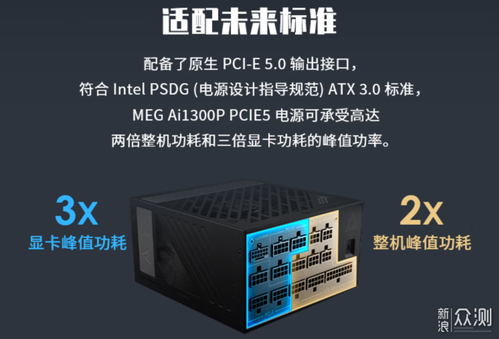 40系最佳拍档！微星Ai1300P PCI5.0电源体验_新浪众测