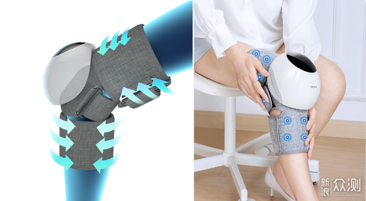3D立体包裹，气囊按摩，倍益康A1膝关节按摩仪_新浪众测